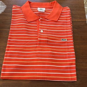 Lacoste polo shirt size 7